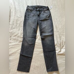 Old Navy Women's Dark Gray Straight Leg Jeans